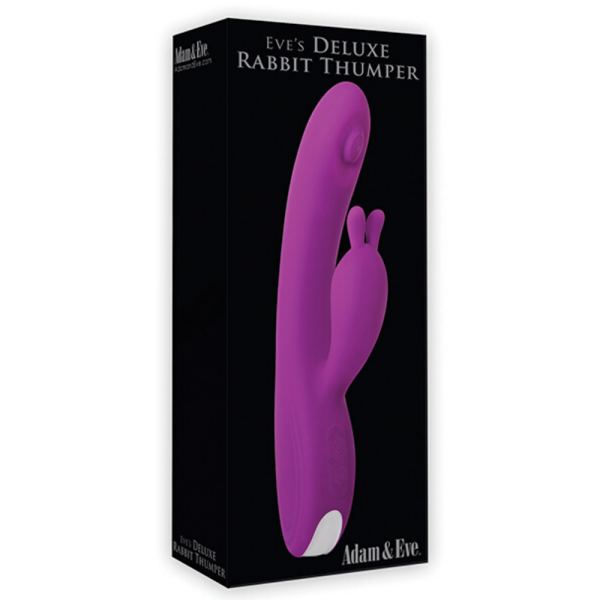 Adam and Eve Deluxe Thumper 9" Silicone Rabbit Vibrator