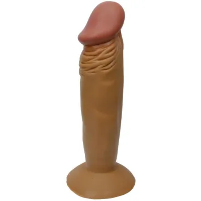 Real Skin Latin American Whoppers Dong 6 Inch Tan