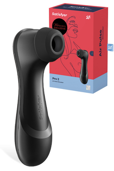 Satisfyer Pro 2 Black - Rechargeable Touch-Free Clitoral Stimulator - Next Generation