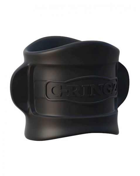 Fantasy C-ringz Silicone Ball Stretcher - Black