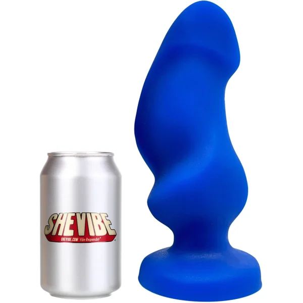 Topped Toys HILT 105 Silicone Butt Plug - Blue Steel