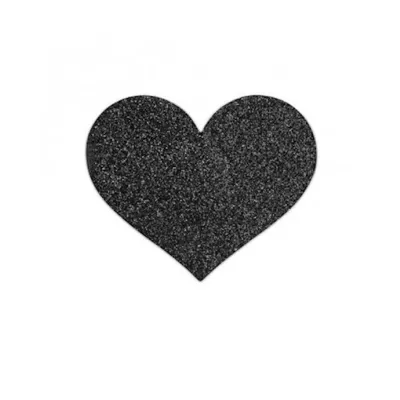 Flash Heart Body Decoration Black