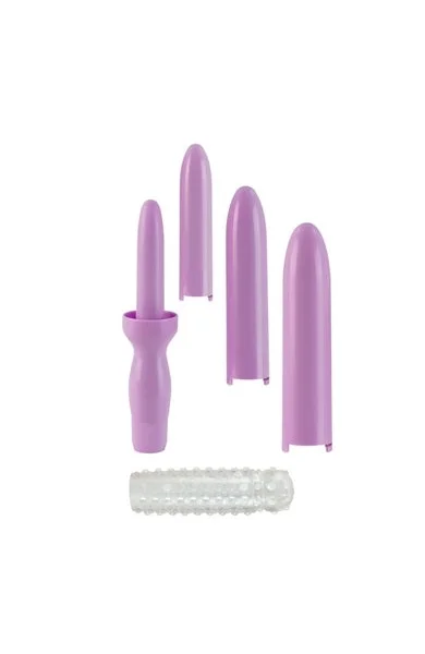 Dr. Laura Berman Intimate Basics - Dilator Set Purple Dilator with 4 Sizes & Sleeve