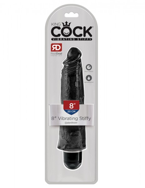 8" Vibrating Stiffy Cock