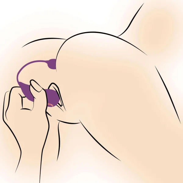 Slim Pulse 7x Pulsing Clit Stimulator and  Vibrating Egg - Purple