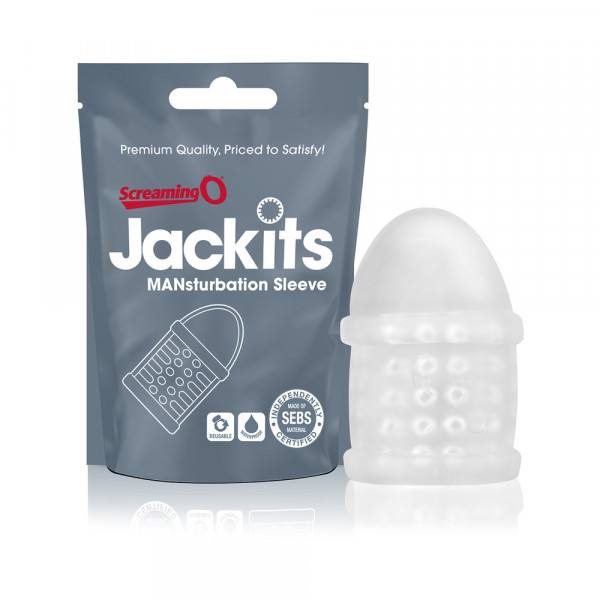 Screaming O Jackits Mansturbation Sleeve (clear Only)