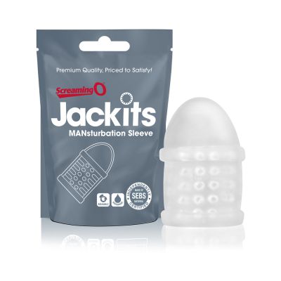 Screaming O Jackits Mansturbation Sleeve clear Only