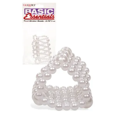 California Exotic Basic Essentials Large Pearl Stroker Beads