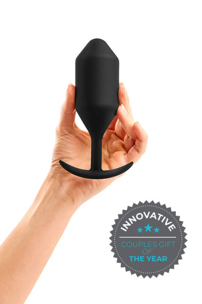 B-Vibe Weighted Silicone 6.3" Snug Butt Plug 5 (350g)