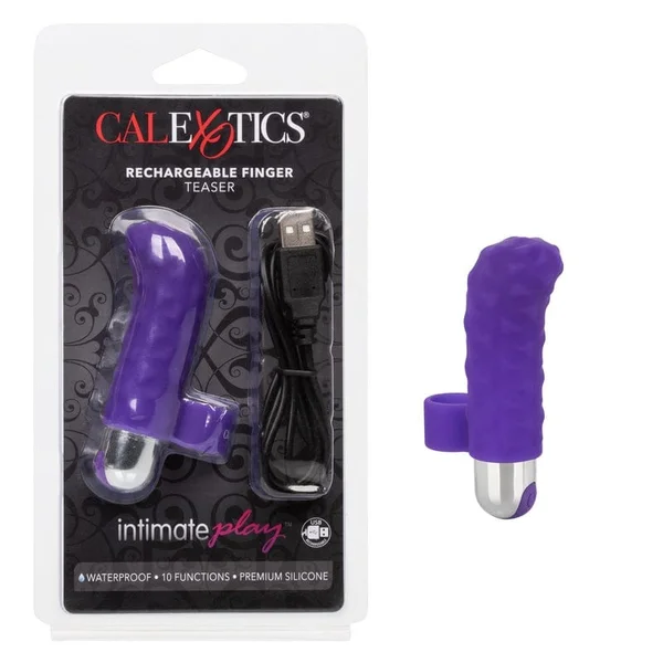 Intimate Play Purple Rechargeable Finger Teaser — image 11 of 18