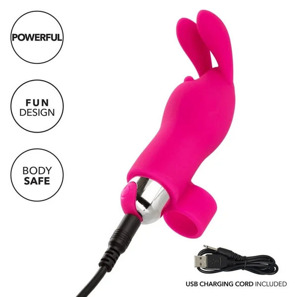 Intimate Play Pink Rechargeable Bunny Finger Vibrator — image 12 of 14