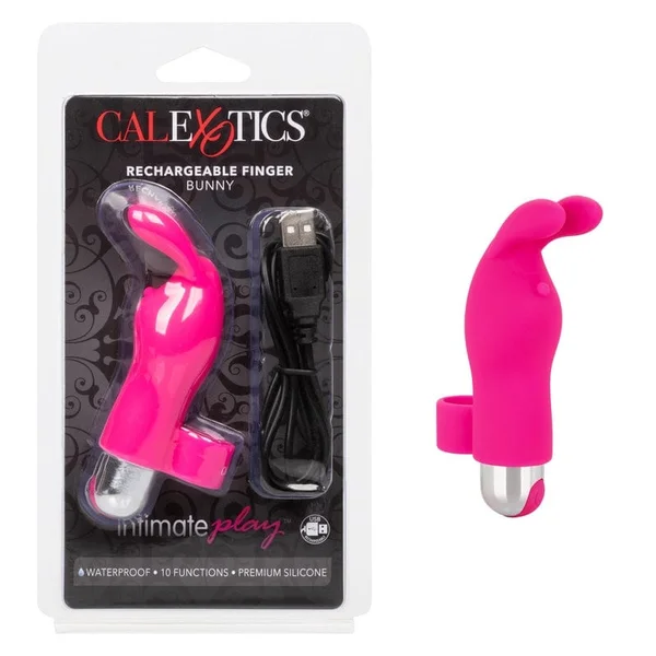 Intimate Play Pink Rechargeable Bunny Finger Vibrator — image 9 of 14