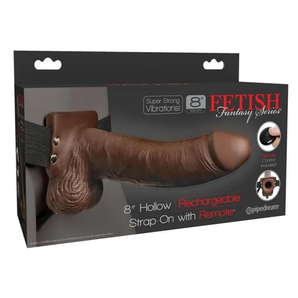 Fetish Fantasy 8 Inch Hollow Rechargeable Strapon — image 3 of 5