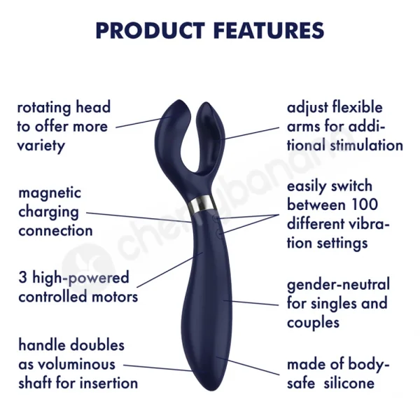 Satisfyer Endless Fun Blue Multi Vibrator