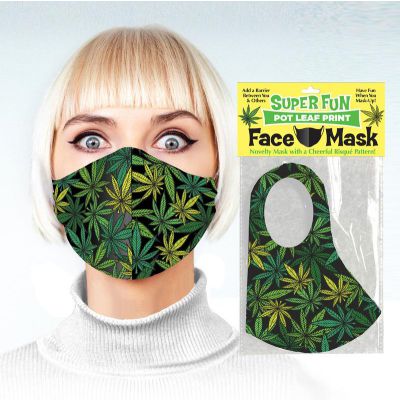 Super Fun Face Mask Pot Leaf