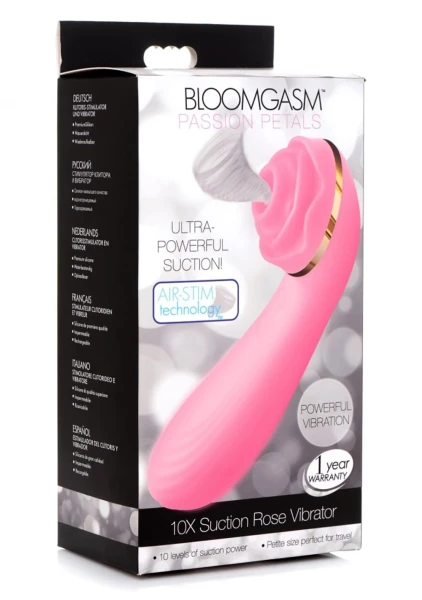 Passion Petals Silicone Suction Rose Vibrator