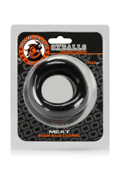 Oxballs Meat Padded Cock Ring - Black