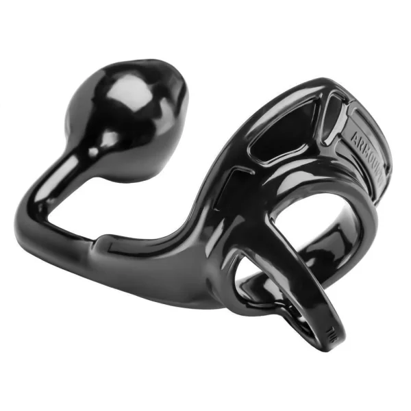 Armour Tug Lock Cock Ring, Ball Stretcher, and Prostate Stimulator — image 5 of 9
