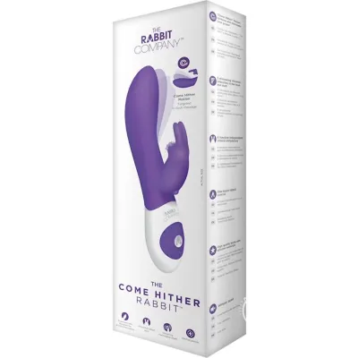 The Come Hither Rabbit Purple 8 Inch