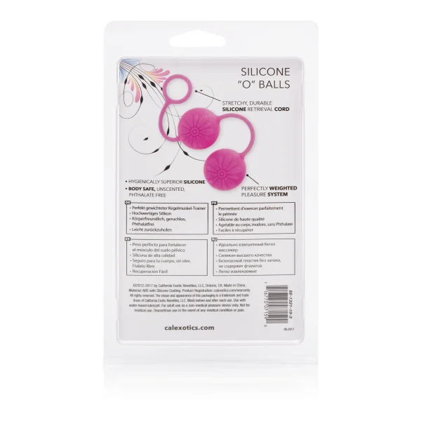 Posh Silicone O Balls Pink