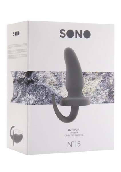 Sono No.15 - Butt Plug - 6 Inch - Grey