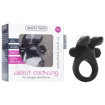 Shots Toys Black Rabbit Cockring