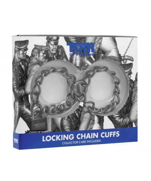 Tom of Finland Locking Chain Cuffs