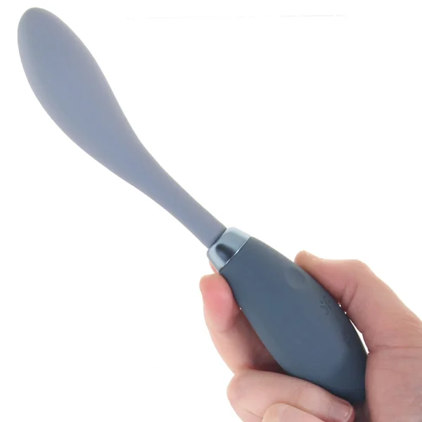 Satisfyer G-Spot Flex 3 Silicone Rechargeable Waterproof 12-Function G-Spot Vibrator - Grey