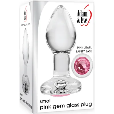 2 5 Medium Glass Gem Butt Plug