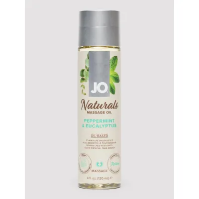 System JO Naturals Peppermint and Eucalyptus Massage Oil 4 fl oz