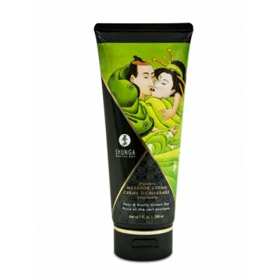 Shunga Massage Cream Pear Green Tea 7oz