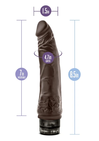 Dr. Skin Cock Vibe 7 Vibrating Cock 8.5 Inches — image 17 of 23
