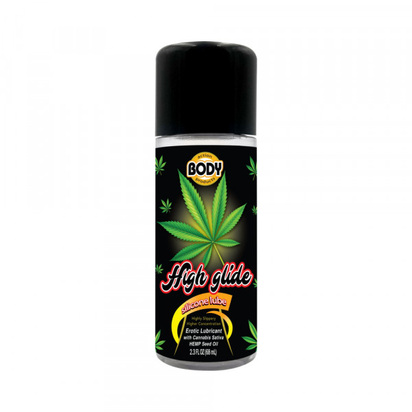High Glide Erotic Silicone Lubricant 2.3 Oz Bottle