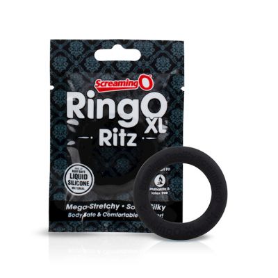 Ring O Ritz Xl Cock Ring Black Xl