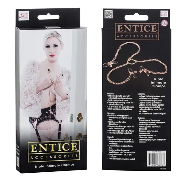 Entice triple intimate clamps
