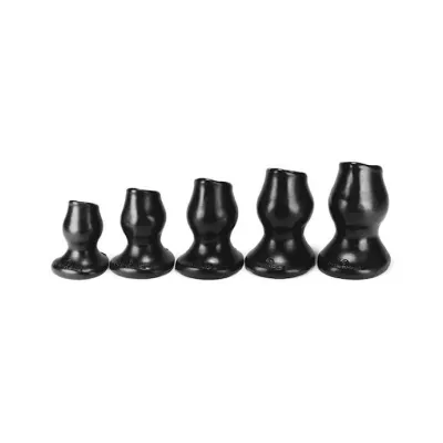 Pighole 3 Hollow Plug 4 75 Inch Black Large