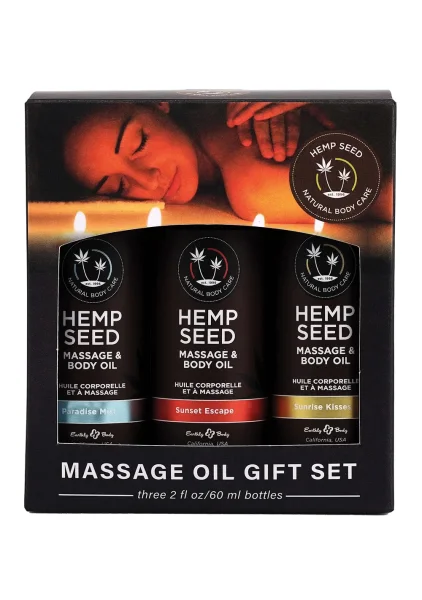 Hemp Seed Massage Oil Summer 2023 Gift Set