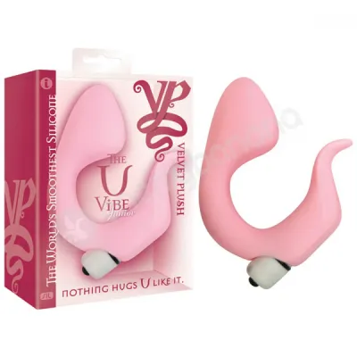 Velvet Plush The U Vibe Junior Pink Vibrator