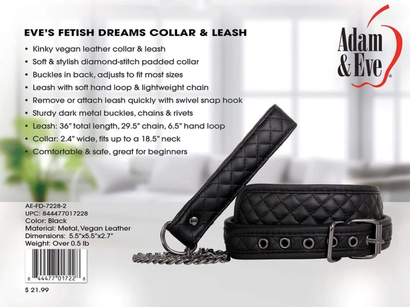 Eve's Fetish Dreams Collar and Leash