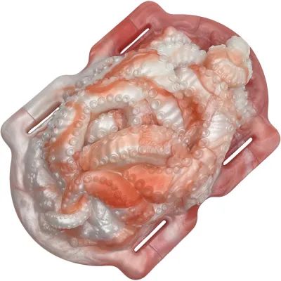 Uncover Creations The Tentacle Grinder Silicone Grinding Toy Marble Firelight