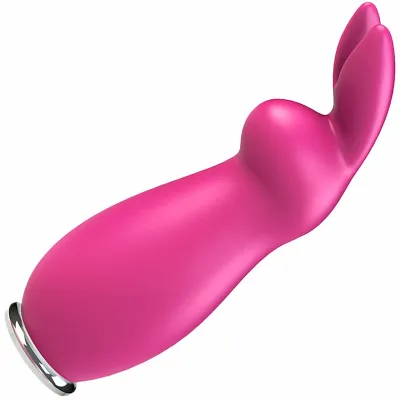 Crazzy Bunny Rechargeable Mini Vibrator by OhhhBunny Pretty In Pink