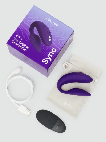 We-Vibe Sync Simple Remote Control and App Rechargeable Couple's Vibrator