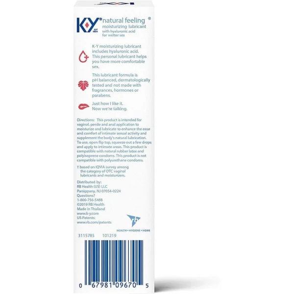 KY Hydrate Natural Feeling Lube 100ml — image 7 of 11