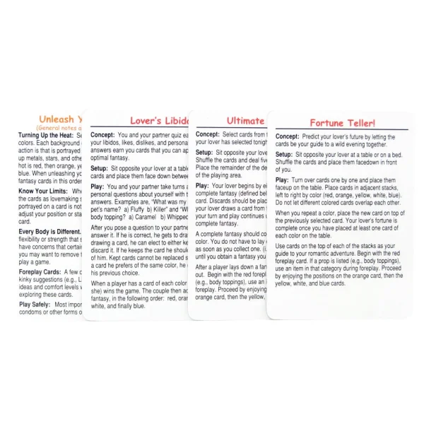 Sex Card Game