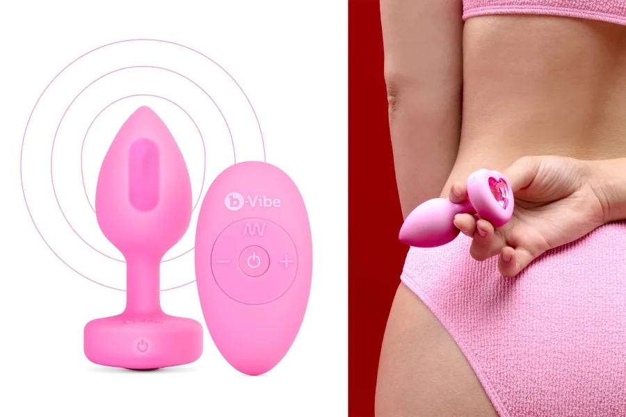 B-Vibe Vibrating Heart Plug