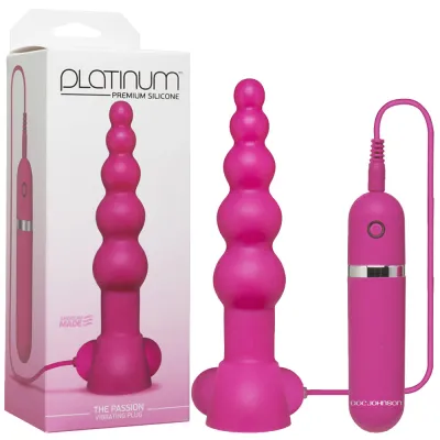 Platinum The Passion Vibrating Plug Pink