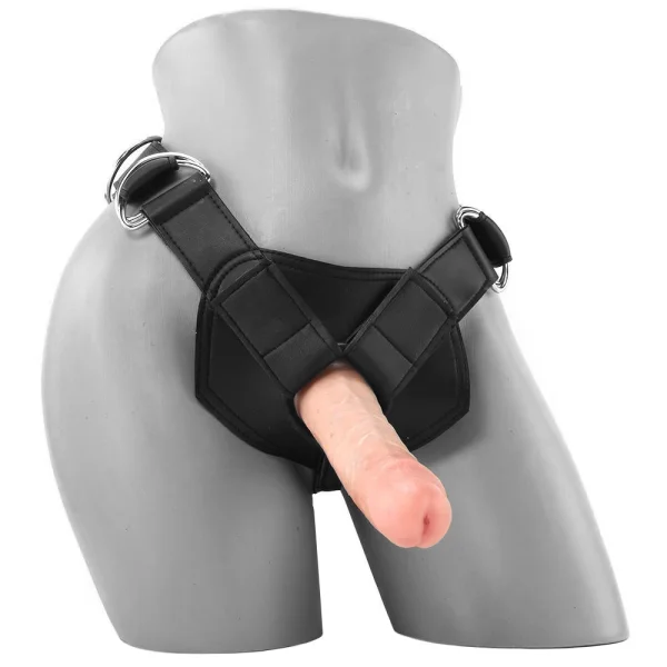 King Cock Strap-on Harness with 6 inch cock