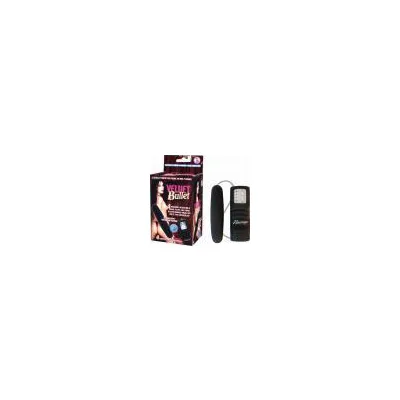Velvet Bullet Vibrator Waterproof 4 Inch Black