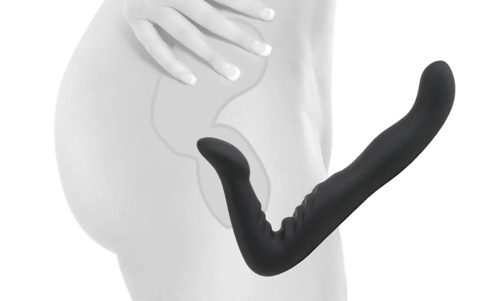 Fetish Fantasy Elite - Strapless Strap-On Black 8 in.