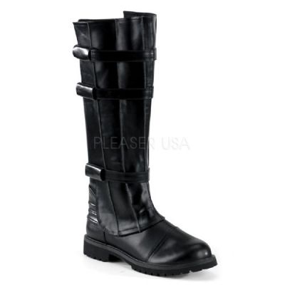 WALKER 130 Super Hero Blk Pu Men s Knee Boot